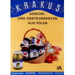 proj Bogusław LUŚTYK (b. 1940), Krakus, Trade mark of vegetable and fruit preserves from Poland