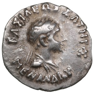 Baktria, Indo-Greek Kingdom AR Drachm ND, NM - Menander I Soter (c. 155-130 BC)
