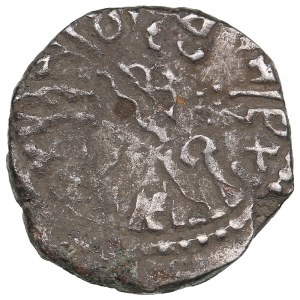 India, Western Satraps in Saurashtra AR Drachm SE 216 / 294 AD - Visvasena (292-251 AD)
