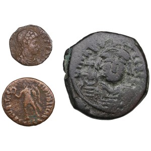 Group of Roman and Byzantine coins (3)