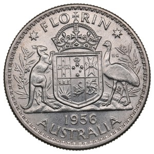 Australia (Melbourne) 1 Florin 1956 - Elizabeth II (1952-2022)