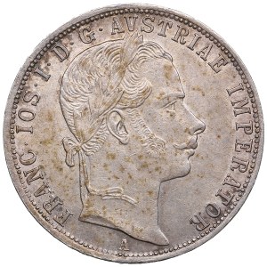 Austrian Empire (Vienna) 1 Florin 1861 - Franz Joseph I (1848-1916)