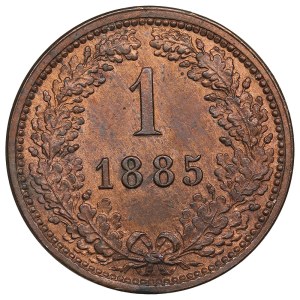 Austro-Hungarian Empire (Vienna) 1 Kreuzer 1885 - Franz Joseph I (1848-1916)