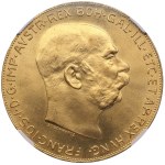 Austro-Hungarian Empire (Vienna) 100 Corona 1915 - Franz Joseph I (1848-1916) - Restrike - NGC MS 67
