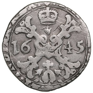 Spanish Netherlands, Duchy of Brabant (Brussels?) ¼ Patagon 1645 - Philip IV (1621-1665)