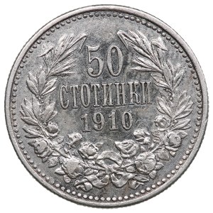 Bulharsko (mincovňa Kremnica) 50 Stotinki 1910 - Ferdinand I. (1887-1918)