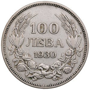 Bulharsko (mincovňa Budapešť) 100 leva 1930 - Boris III (1918-1943)