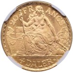 Danish West Indies (Copenhagen) 4 Daler / 20 Francs 1905 - Christian IX (1863-1906) - NGC MS 65