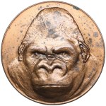 Germany, Third Reich (Berlin) Bronze Medal 1935 - In memory of the 10-year-old Gorilla “Bobby”