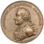 Poland (Białogon Foundry) Cast Medal ND - Augustus II the Strong (1697-1704, 1709-1733)