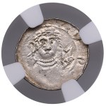 Poland (Kraków) AR Denar ND - Wladyslaw II the Exile (1138-1146) - NGC MS 62