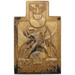Poland Gilt Silver Plaquette 1931 - International Shooting Competition in Lwów
