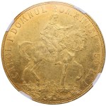 Romania (Brussels mint) 50 Lei 1906 - Carol I (1881-1914) - NGC AU 58