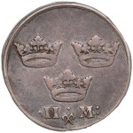 Sweden (Stockholm) 2 Mark ND (1652-54) - Christina (1632-1654)