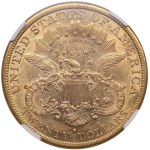USA (San-Francisco mint) 20 Dollars 1877 - NGC AU 55