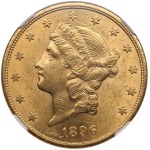 USA (San-Francisco mint) 20 Dollars 1896 - NGC MS 61