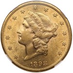 USA (San-Francisco mint) 20 Dollars 1898 - NGC AU 58