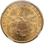 USA (San-Francisco mint) 20 Dollars 1898 - NGC AU 58
