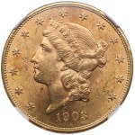 USA (Philadelphia mint) 20 Dollars 1903 - NGC MS 61