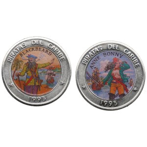 Kuba (Tower Mint, London) 1 Peso 1995 (2) - Piraten (2)