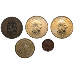 Group of coins: Denmark, Greenland (5)