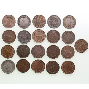 Gruppe von Münzen: Deutschland 1874-1934 (21)