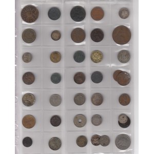 Lot von Weltmünzen (38)