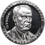 Estonia / Sweden Medallic 10 Krooni 1974 - 90th anniversary birth of Johan Laidoner