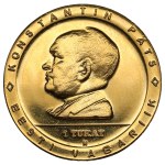 Estonia / Sweden Medallic Gold Ducat 1974 - President Konstantin Päts