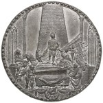 Courland Tin-Alloy Medal 1750 - Monument of Maurice de Saxe (1696-1750)