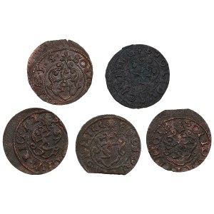 Group of Suceava counterfeits - Æ Schilling / Solidus (5)