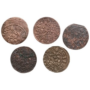 Group of Suceava counterfeits - Æ Schilling / Solidus (5)