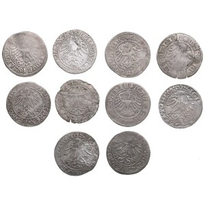 Groupe de pièces : Lituanie, Grand-Duché (Vilnius) ½ Groat / Półgrosz (10)