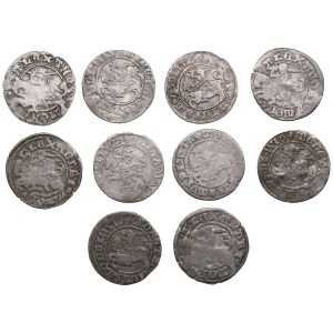 Groupe de pièces : Lituanie, Grand-Duché (Vilnius) ½ Groat / Półgrosz (10)