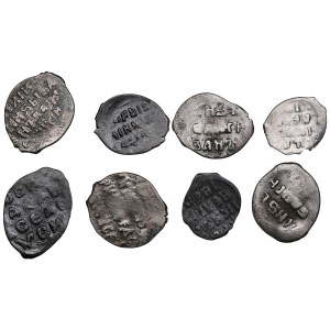 Russia, group of coins 1490s-1617 - from Ivan III to Swedish occupation of Novgorod (8)