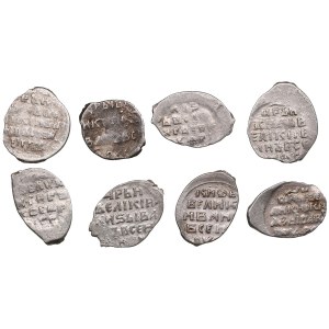 Russia, group of Kopecks 1535-1560s - Ivan IV Vasilievich (1533-1584) (8)