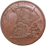 Russia (Finland) Bronze Medal 1713 (2nd half 18th c.) - Battle at the River Pelkine, 6 October 1713 - Peter I (1682-1725)