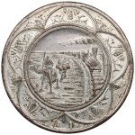 Russia Silvered Bronze Medal 1891 - Central Asian Exhibition in Moscow - Alexander III (1881-1894)