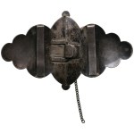 Russia Georgian Silver Souvenir Belt Buckle (end 19th - early 20th c.)