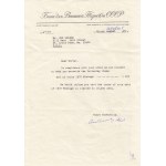 Russia (USSR) Cold War Numismatic Export Letter from Vneshtorgbank (Bank For Foreign Trade) to the United States, 5 October 1972