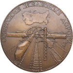 Russia (USSR, Leningrad mint) Bronze (Tombac) Medal 1975 - Soviet Railways