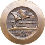 Russia (USSR, Leningrad mint) Bronze (Tombac) Medal 1984 - 50th Anniversary of the Red Banner Northern Fleet