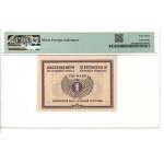 Estonia 1 Mark 1919 - PMG 63 Choice Uncirculated