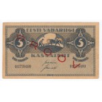 Estonia 5 Marka 1919 - SPECIMEN