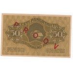 Estonia 50 Marka 1919 - SPECIMEN