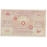 Estonia 500 Marka ND (1920-1921) - SPECIMEN