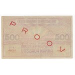 Estonia 500 Marka ND (1920-1921) - SPECIMEN