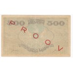 Estonia 500 Marka ND (1920-1921) - SPECIMEN