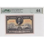 Latvia 25 Lati 1928 - PMG 64 Choice Uncirculated