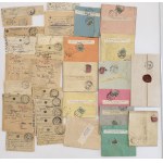 Group of various receipts, envelopes etc (30)